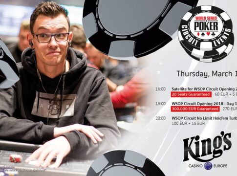Artur Koenov gewinnt das Big Stack Turbo – Donnerstag startet die WSOPC im King’s mit dem €300.000 GTD Opening Event!
