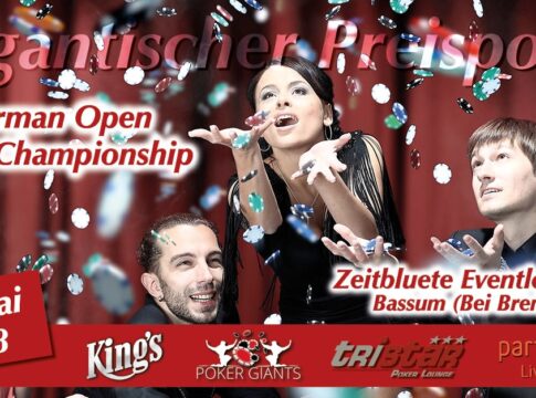 Mega Preispool am 12. Mai bei der German Open Team Poker Championship in Bassum bei Bremen!