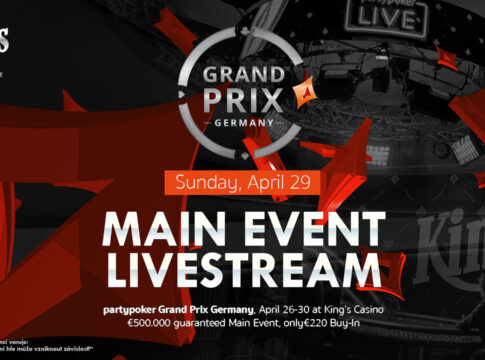 Am Sonntag gibt es ab ca. 21:15Uhr einen Livestream vom Tag 2 des partypoker Grand Prix Germany!