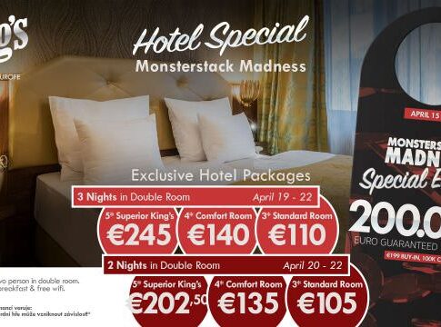 King´s Hotel Special für 2 oder 3 Nächte zum Monsterstack Madness Festival