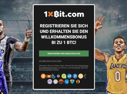 1xBit – Online-Gaming mit Kryptowährungen – 100% bis zu 1 BTC Einzahlungsbonus