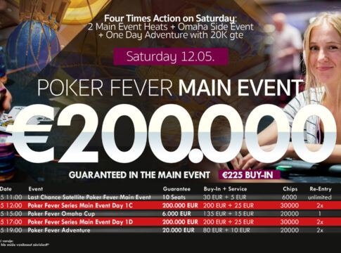 Poker Fever Main Event – Jochen Lehmann ist Chipleader nach Tag 1b