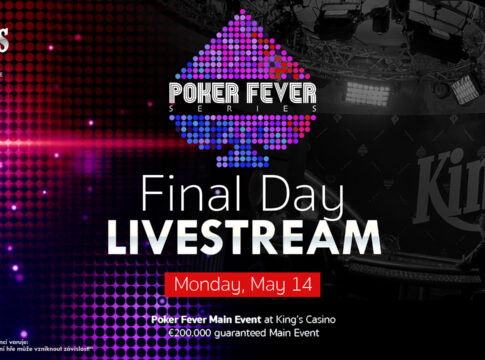 Um 13:30Uhr startet der Livestream vom Poker Fever Main Event aus dem King’s!