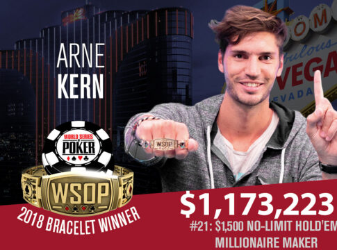 WSOP Event #21 – Arne Kern holt das Bracelet beim Millionaire Maker!