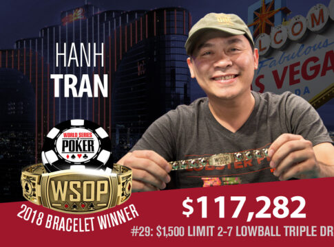WSOP – Hanh Tran gewinnt das 2-7 Triple Draw Bracelet für Österreich