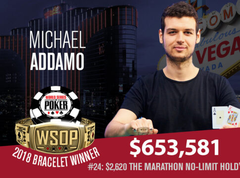 WSOP – Michael Addamo gewinnt das MARATHON Event, Anton Morgenstern wird 7.