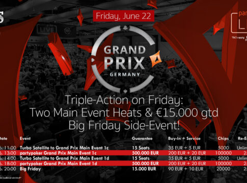 VERITAS schnappt sich beim Grand Prix die Overlall Chiplead – Triple-Action am Freitag!