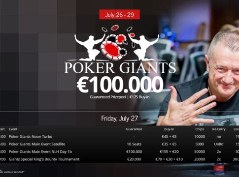 King’s Casino – Guter Start ins Poker Giants Festival Main Event
