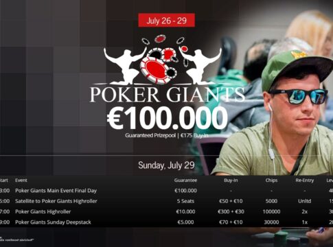 King’s Casino – Tschechische Führung beim Finale des Poker Giants Festival Main Event’s