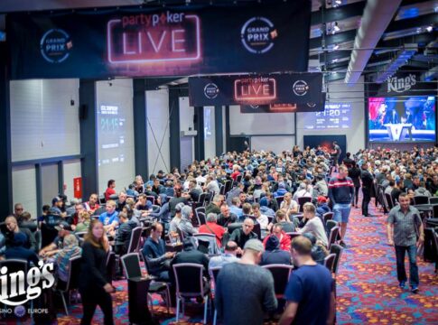 Bis jetzt 1.964 Entries beim partypoker Live Grand Prix Million im King’s – Petr Vlček geht als Chipleader in Tag 2!