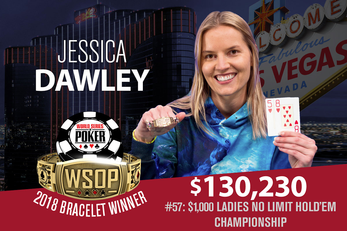 WSOP #57 – Jessica Dawley schnappt sich das Ladies Bracelet | Hochgepokert