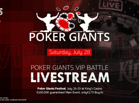 Ab 19:00Uhr gibt es den Livestream vom Poker Giants VIP Battle Sit & Go aus dem King’s Rozvadov!