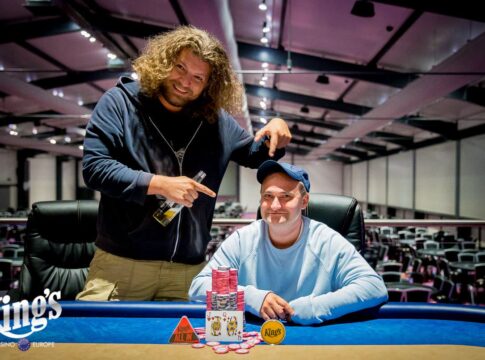 Der Sieg beim „Deutsche Poker Tour Main Event“ im King’s geht für €18.362 an Christoph Hammerlitz!