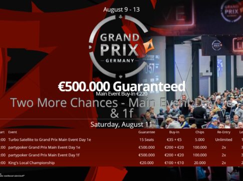 King’s Casino – partypoker Grand Prix Germany auf Erfolgskurs!