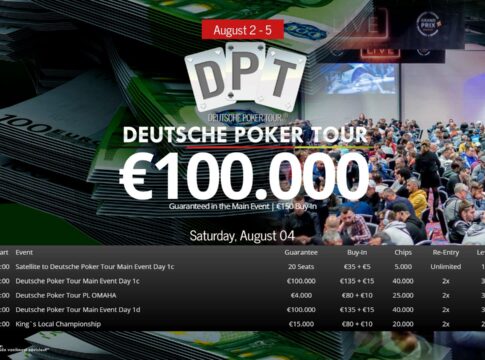 King’s Casino – Heute die letzten zwei regulären Starttage beim €100.000 GTD DPT Main Event