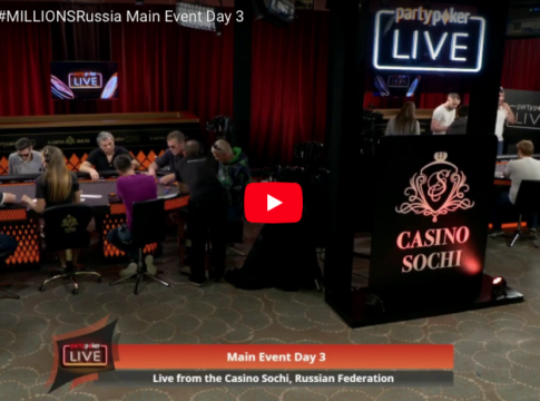 partypoker MILLIONS Russia Main Event – Live Stream von Tag 3