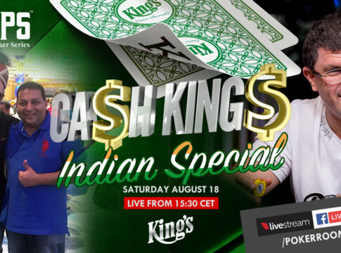 Ca$h King$ Indian Special – Ab ca. 15:30 Uhr startet der Livestream – Gespielt wird PLO €25/€50!