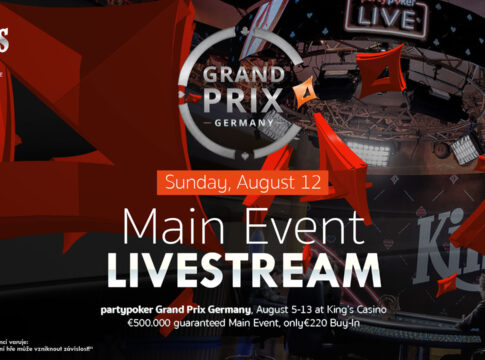 Ab ca. 20:15Uhr startet heute der Livestream vom Tag 2 des partypoker Grand Prix Germany aus dem King’s!