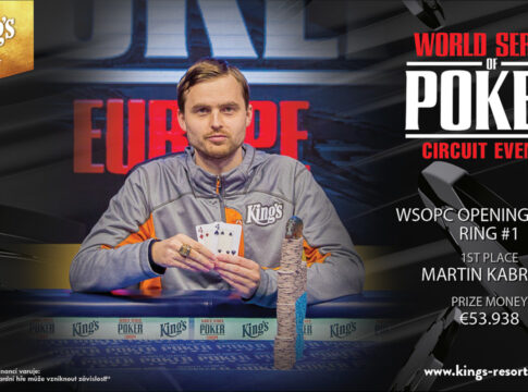 Martin Kabrhel krallt sich den Ring im WSOPC Opening Event