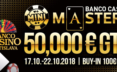 Morgen startet das Banco Casino Mini Masters mit garantierten €50.000 Preisgeld