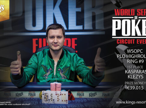 Kasparas Klezys schnappt sich den WSOPC PLO Highroller Ring