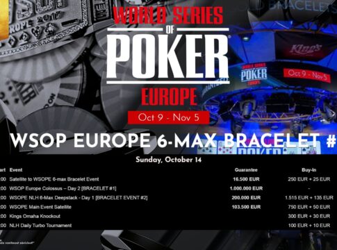 WSOP Europe – Riesenansturm beim Colossus an Tag 1G und 1H