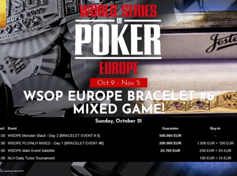 WSOP Europe Event #5 – Garantie beim €1.100 Monster Stack klar geknackt