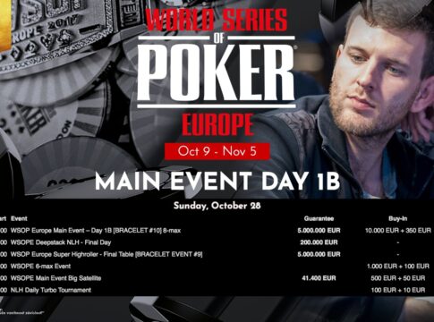 WSOP Europe – Garantie beim €275 Deep Stack locker geknackt