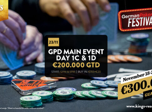King’s Resort – Heute die letzten beiden Flights beim GPD Main Event mit €200.000 GTD