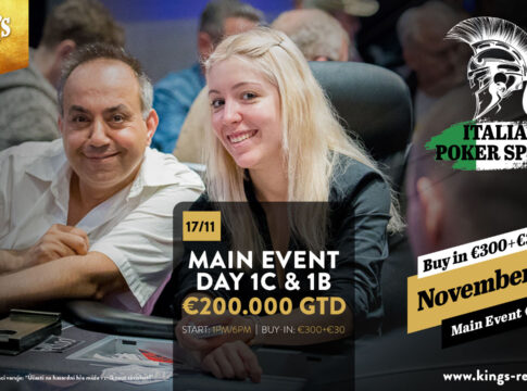 King’s Resort – Heute zwei weitere Starttage beim €200.000 GTD Italian Poker Sport Main Event
