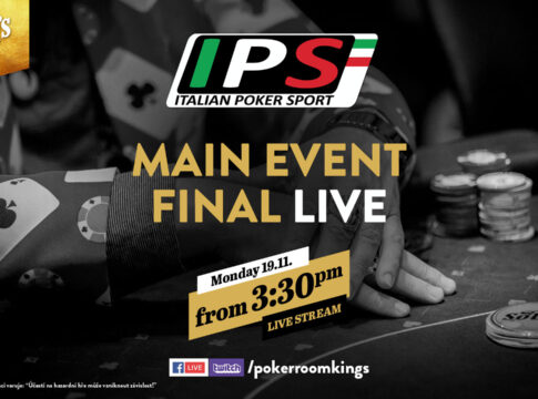 Am Montag um 15:30 Uhr startet der Livestream vom Finale des Italian Poker Sport Main Event!