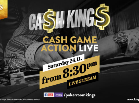 Cashkings: Ab 20:30 Uhr Cash Game Action LIVE aus dem King’s Resort!