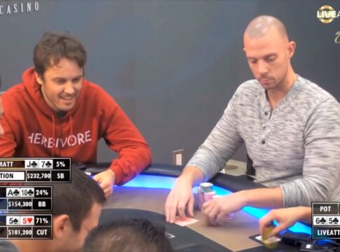 Million Dollar Cash Game bei Live at the Bike! – Flush gegen Flush gegen Set