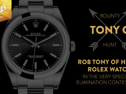 Gewinnt eine Rolex-Bounty beim Tony G. €200.000 GTD PLO-Turnier vom 15.- 16. Dezember im King’s!