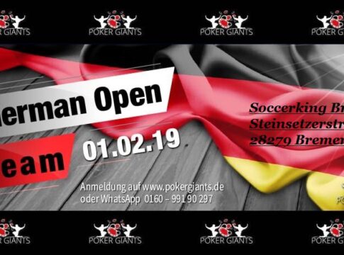 Am Freitag findet in Bremen die Poker Giants German Open Team Poker Championship mit einem lukrativen Preispool statt!