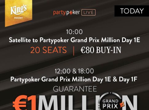 King’s Resort – Heute stehen zwei weitere Starttage beim €1Mio GTD partypoker Grand Prix Millions King’s am Turnierplan!