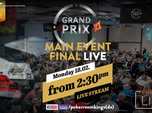 Am Montag gibt es ab 14:30 Uhr den Livestream vom Finale des partypoker Grand Prix Germany aus dem King’s!
