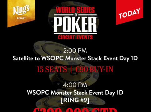 WSOPC Monster Stack – Die Hälfte der Garantie fehlt noch, heute letzter Starttag 1D!