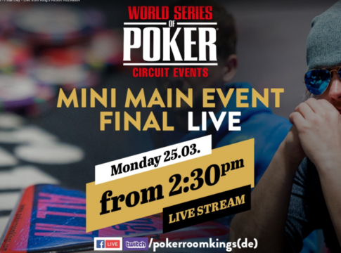 Der Livestream vom Finale des WSOPC Mini Main Events im King’s startet um 14:30 Uhr!
