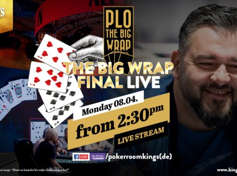 Der Livestream vom Finale des „The Big Wrap“ PLO Main Events im King’s startet um 14:30 Uhr!