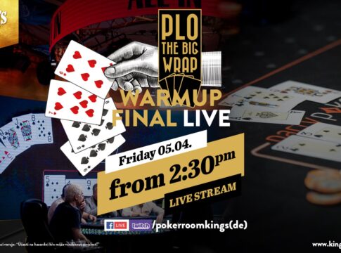 Livestream vom Finale des The Big Wrap Warmup PLO – Start 14:30 Uhr!