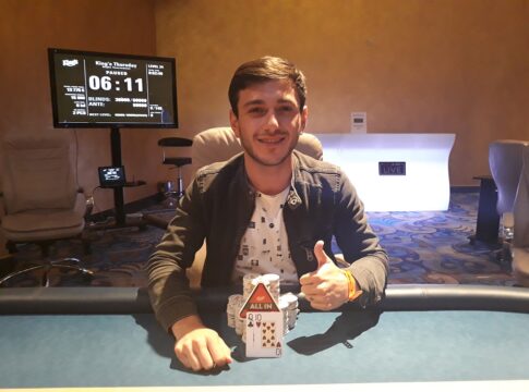 Viel los beim King’s Thursday Night Tournament, Magradze jubelt!