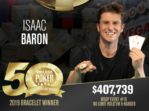 WSOP 2019 Event #16 – Vier Hände reichen für das Bracelet von Isaac Baron