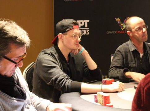 Jakub Wojtas am Final Table der WPT 500 im Aria!