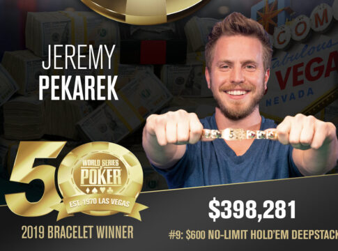WSOP 2019 Event #9 – Jeremy Pekarek holt das Deepstack-Bracelet