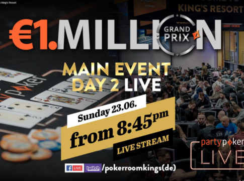 Ab 20:45 Uhr Livestream vom Tag 2 der partypoker Grand Prix Million!