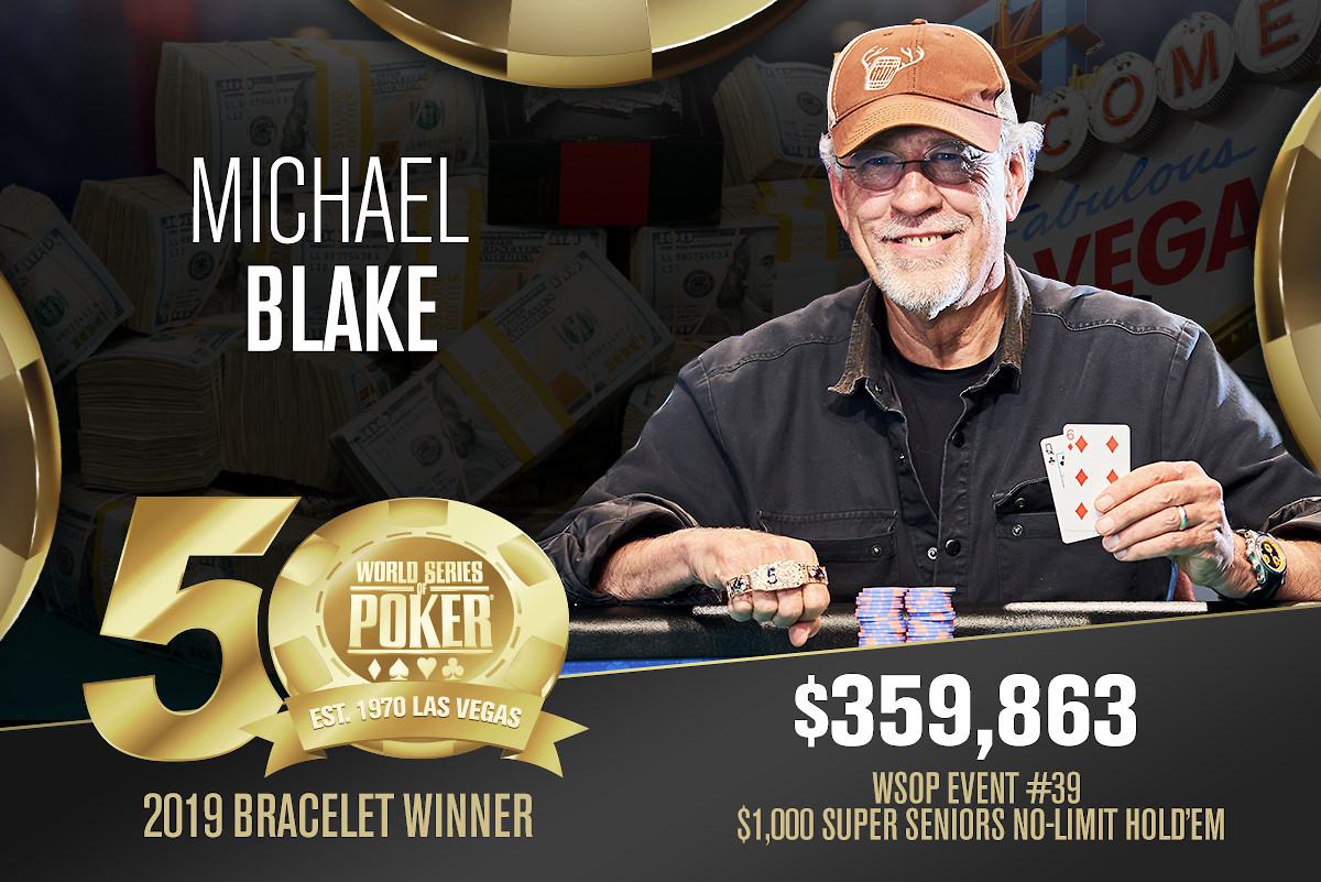 WSOP Event 39 Michael Blake triumphiert im Super Seniors Hochgepokert