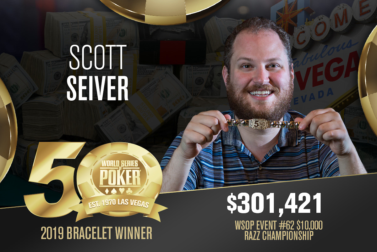 WSOP Event 62 Scott Seiver ist RazzWeltmeister Hochgepokert