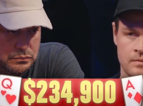 Trips vs. Pocket Queens For $234,900 (High Stakes Poker Cash Game)