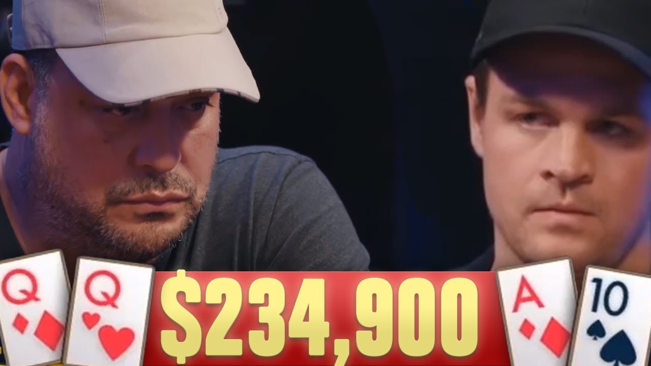 Trips vs. Pocket Queens For 234,900 (High Stakes Poker Cash Game) Hochgepokert
